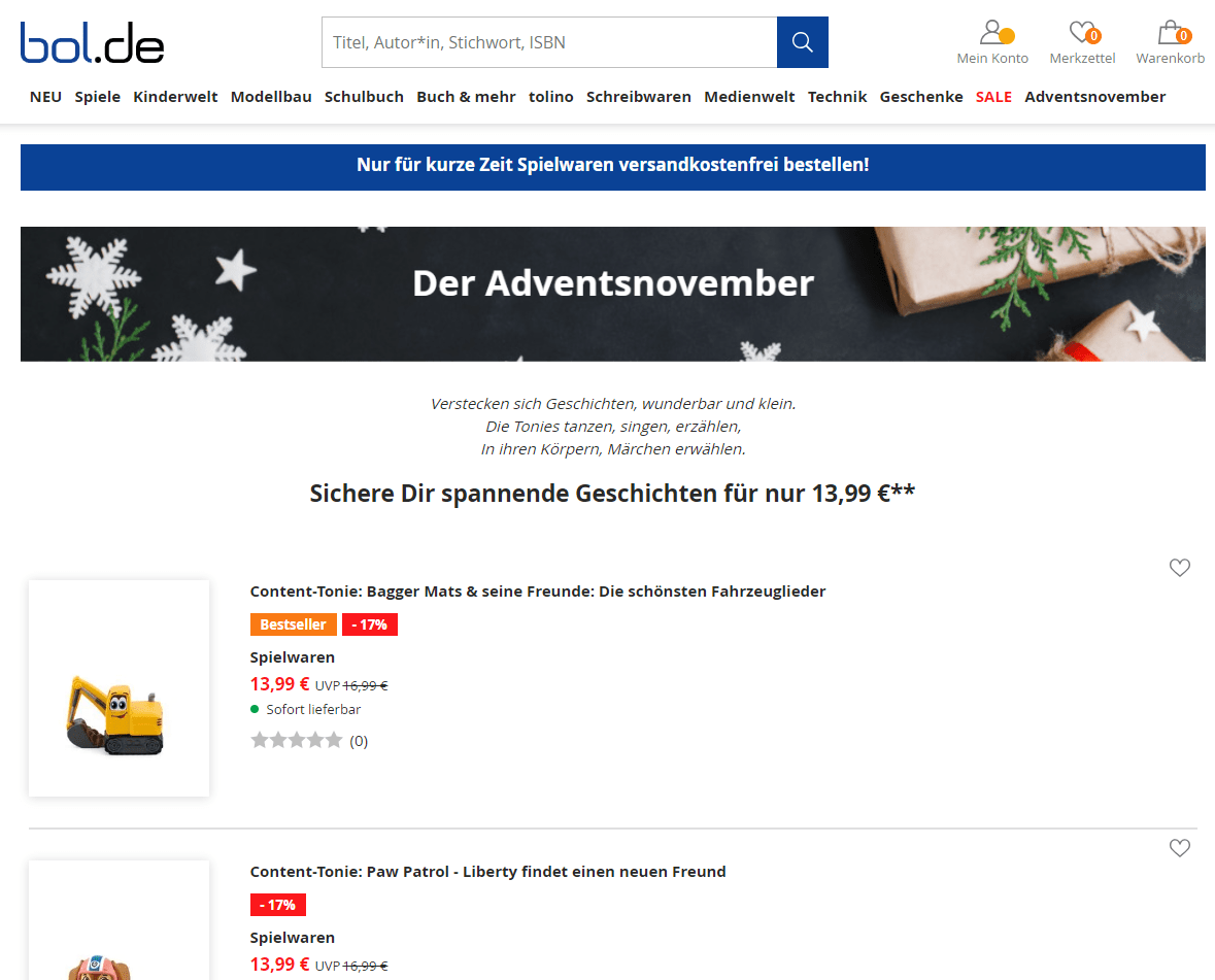 Content-Tonies für nur 13,99€ – Versandkostenfrei!