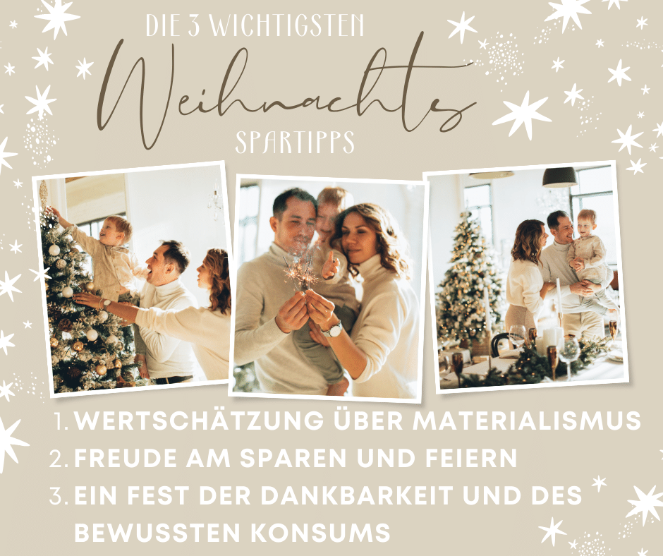 DIE 3 WICHTIGSTEN WEIHNACHTS-SPARTIPPS