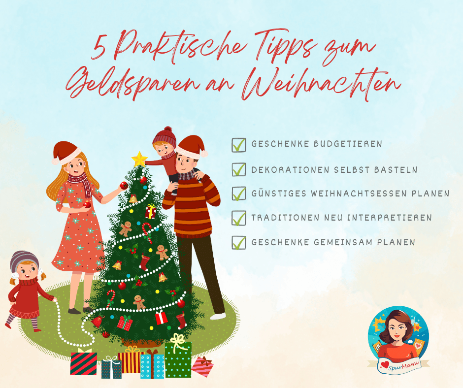 Praktische Tipps zum Geldsparen an Weihnachten